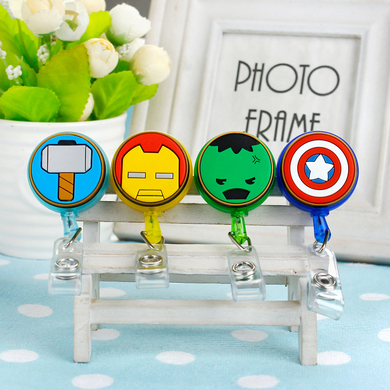 PS1 Trace Together Token Marvel The Avengers series Phim hoạt hình có thể thu vào Clip Hook SP1