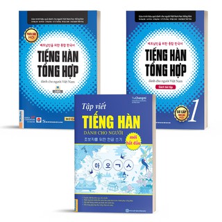 Sách - Combo Tiếng Hàn Tổng Hợp Sơ Cấp 1 Và Vở Tập Viết Tiếng Hàn - Kèm App Học Online