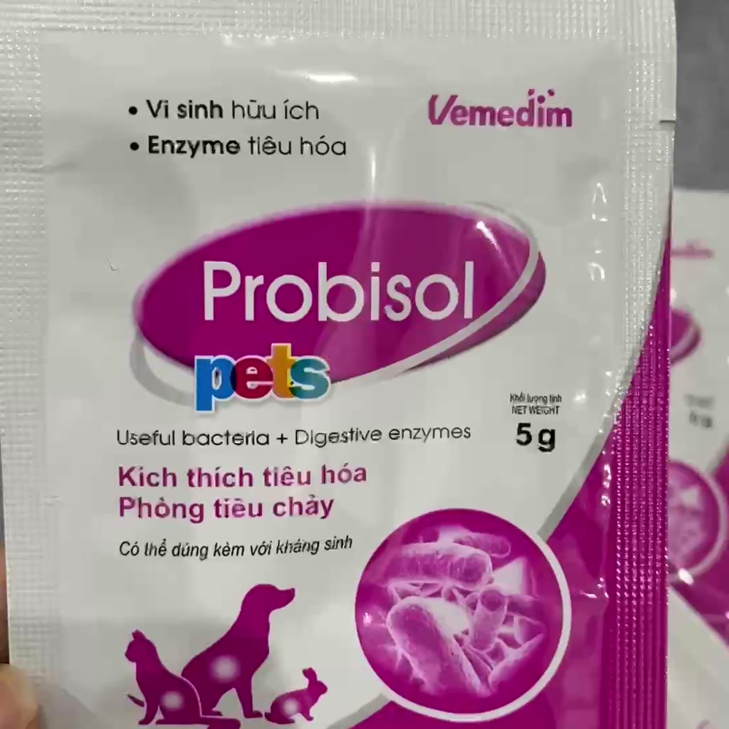 PROBISOL PETS - MEN TIÊU HÓA CHO CHÓ, MÈO - Gói 5g | Shopee Việt Nam