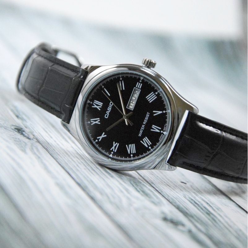 Ảnh Đồng hồ nam dây da chính hãng Casio MTP-V006L-1B 1