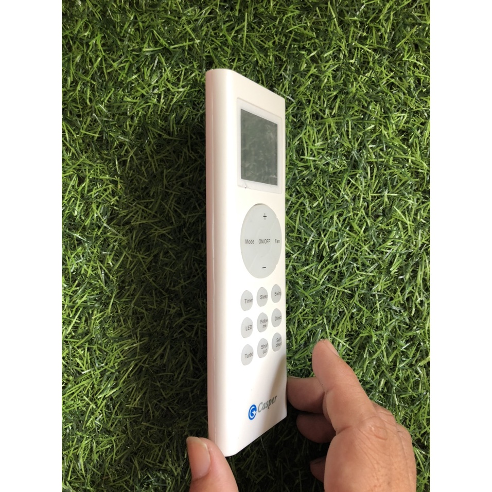 Điều khiển điều hòa Casper mặt trắng loại tốt thay thế khiển zin theo máy - tặng kèm pin chính hãng - Remote Casper