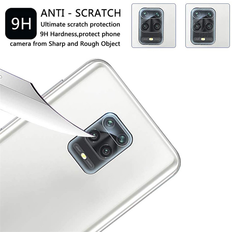 (2in1) Xiaomi Redmi Note9s Note9 Note 9s 9 Pro Max Bảo vệ màn hình Kính cường lực + Phim bảo vệ ống kính máy ảnh mặt sau