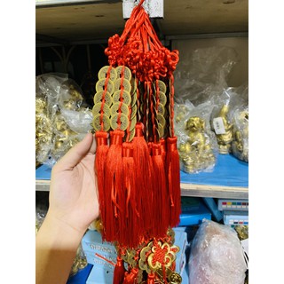 Dây đồng xu Ngũ Đế Lục Đế Bát Bạch Cửu Kỳ tài lộc phong thuỷ