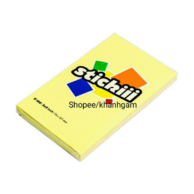 Giấy Note Vàng 3x5 inch | Shopee Việt Nam