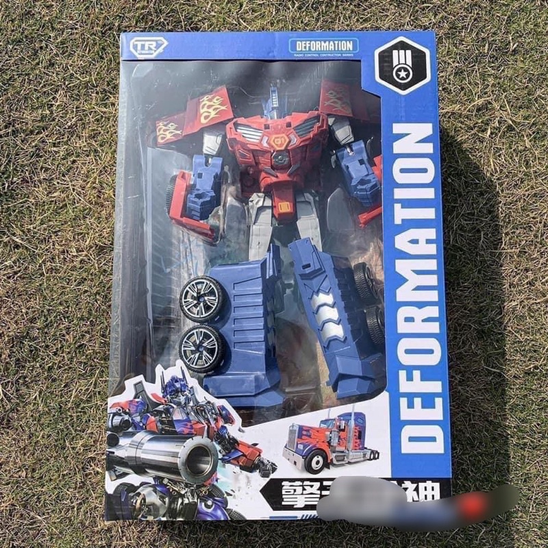 Đồ chơi ô tô Transformer biến hình siêu nhân siêu to
