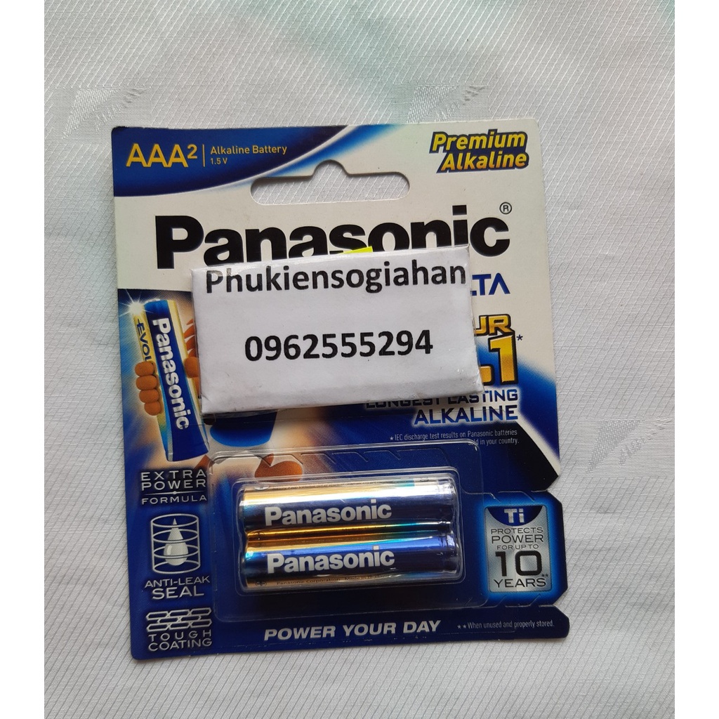 Pin PANASONIC 3A EVOLTA xanh | Shopee Việt Nam