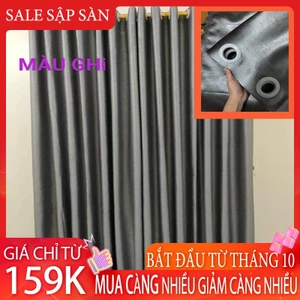【GIÁ CỰC SỐC】Rèm cửa sổ apec, rèm cửa sổ may sẵn chất liệu vải gấm hoa văn chống nắng 96% rộng 1m3 dài 1m8.
