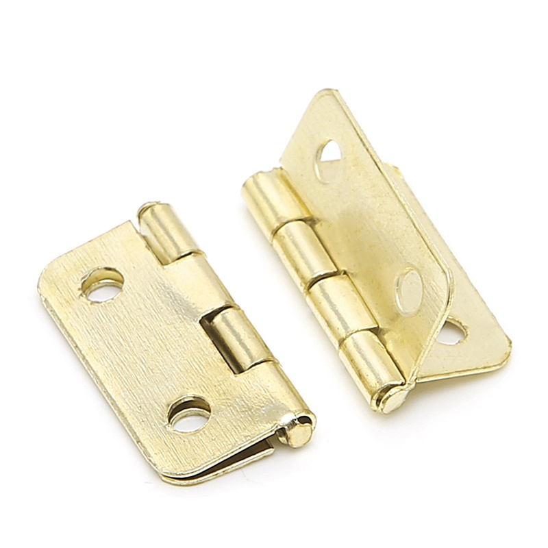 Ppy 10x Cửa Tủ Bếp 4 Lỗ Ngăn Kéo Bản Lề Hộp Trang Sức Nội Thất 18x16mm