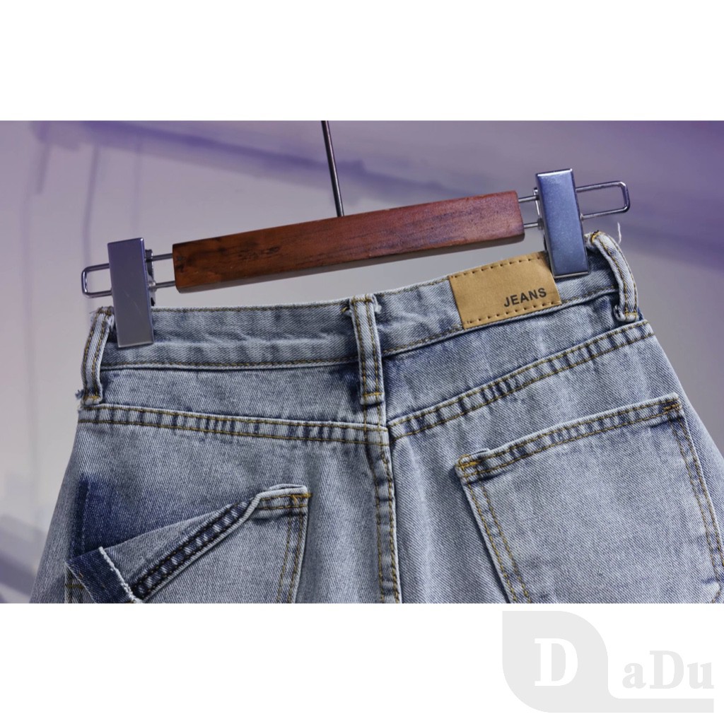 Ảnh Quần Short Jean Jean Lưng Cao ThờI Trang Cho Nữ DaDu Seluar 3