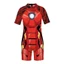 SY3 Người Nhện Iron Man Captain America Đồ Bơi Tay Ngắn Một Mảnh Đồ Bơi Trẻ Em Đồ Bơi YS3