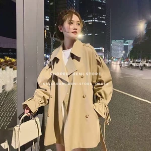 SẴN-Áo khoác mang.to kaki dáng ngắn hot hit Thu Đông 2021🍒🍒🍒