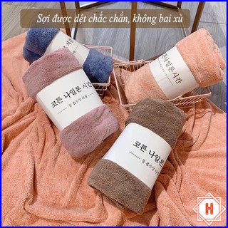 Khăn Tắm Lông Cừu Xuất Hàn Size Lớn 70x140cm { H }