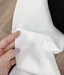 Váy Đũi Rút Hông phối Tay Voan