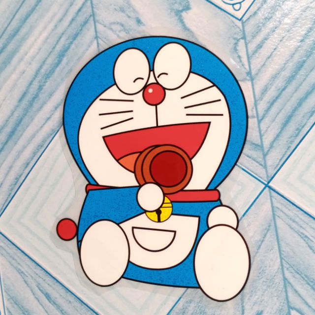Hình ủi nhiệt doremon ăn bánh rán kt 7*10 | Shopee Việt Nam