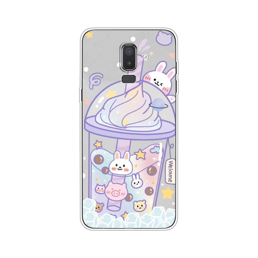 Ốp Điện Thoại TPU Dẻo In Họa Tiết Độc Đáo Thời Trang Cho Samsung Galaxy j7 pro j5 2017 J8 2018 A01