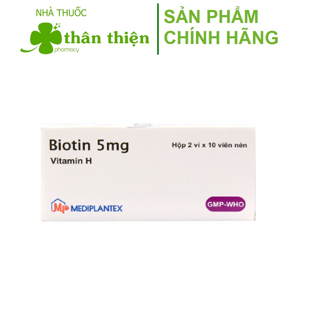 Công dụng của vitamin b5 biotin và tác dụng của chúng