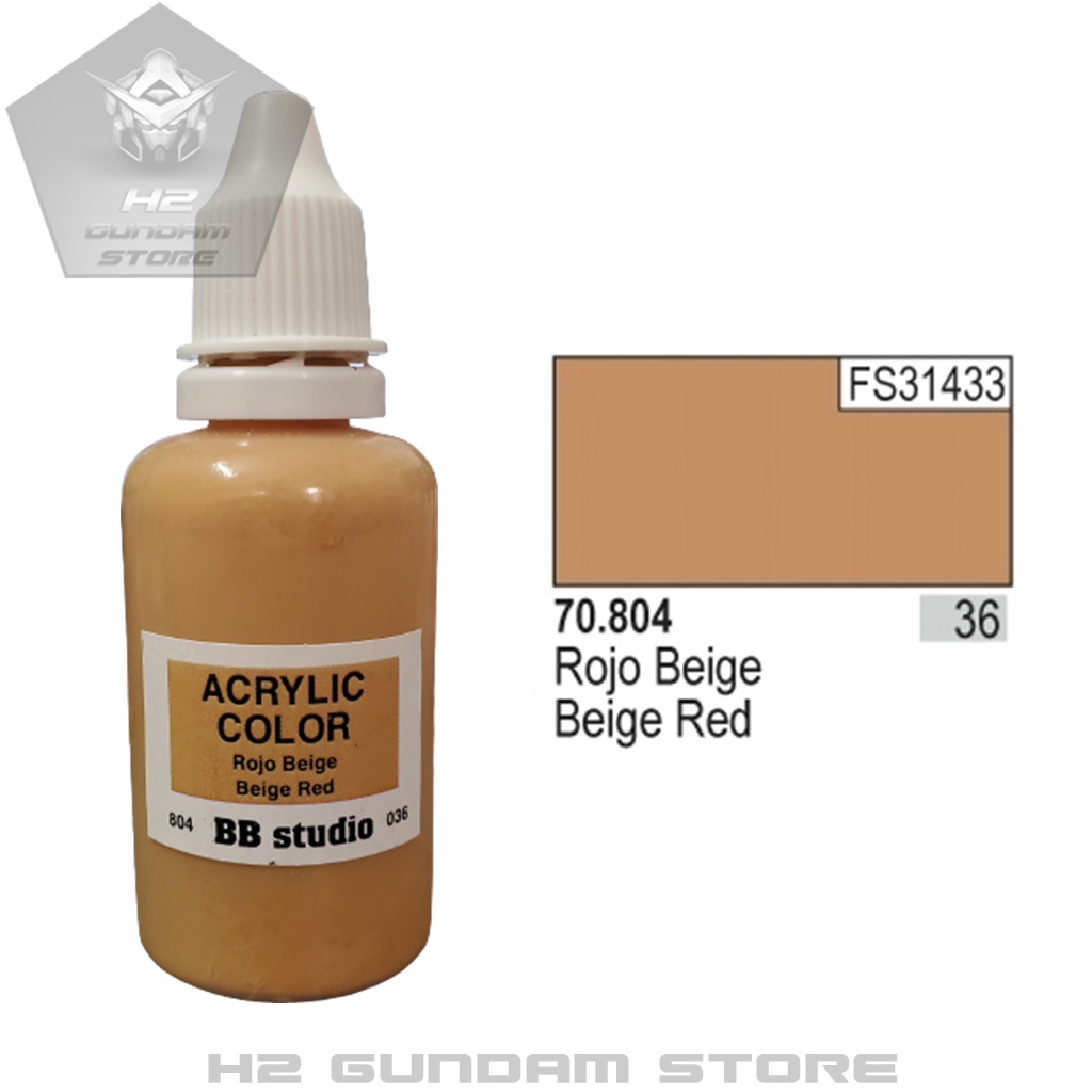 Sơn mô hình gốc Acrylic BB Studio mã 021 - 040 (Tone màu tương tự ...
