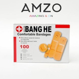 AMZO_HỘP 100 MIẾNG BĂNG KEO CÁ NHÂN - BĂNG GẠC Y TẾ GIÚP BẢO VỆ CÁC VẾT THƯƠNG NHỎ, VẾT TRẦY XƯỚC