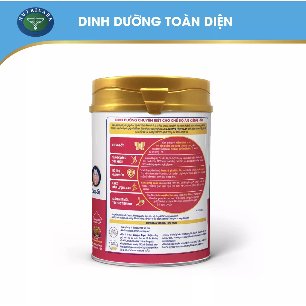 LEANPRO THYRO LID-DINH DƯỠNG CHO NGƯỜI KIÊNG I ỐT