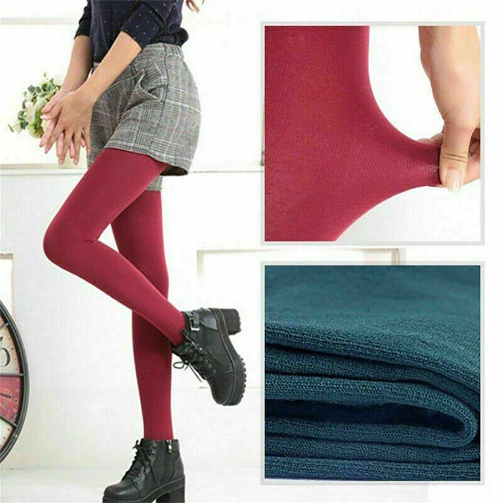 LAKAM Quần Nữ Dài Dệt Kim Dày, Giữ Nhiệt