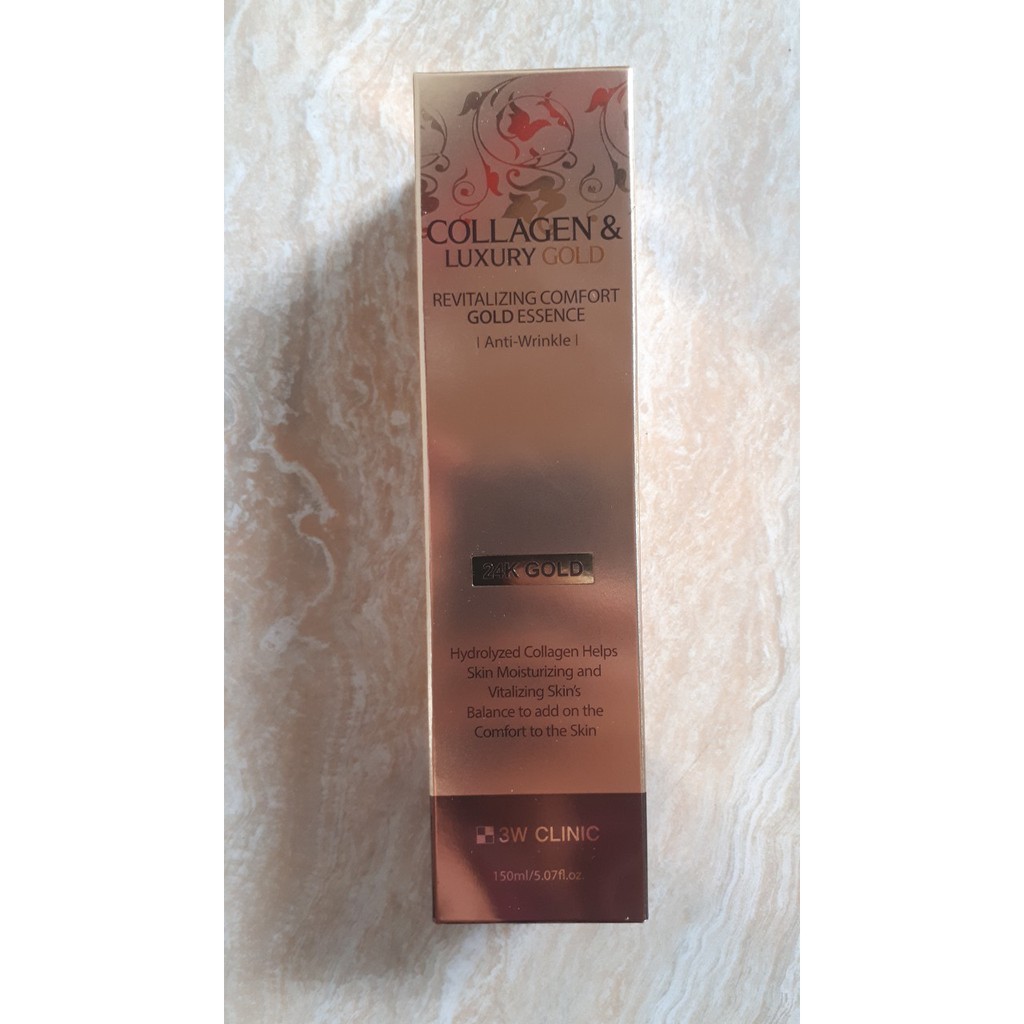 TINH CHẤT COLLAGEN & LUXURY GOLD 3W CLINIC 24K GOLD 150ml AN Auth ...