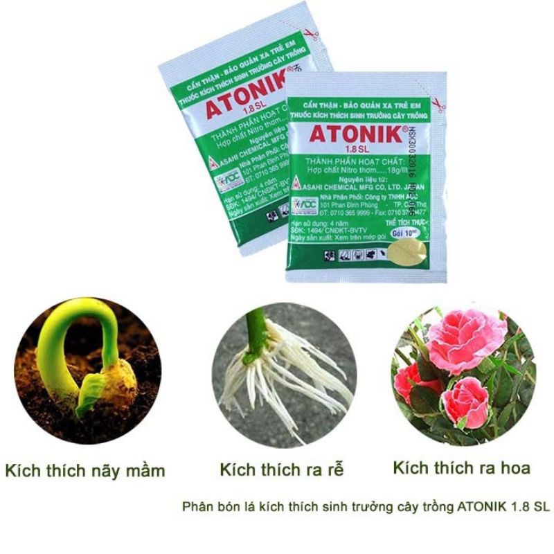 Thuốc kích thích sinh trưởng cây trồng ATONIK 1.8 SL ( 1 gói )