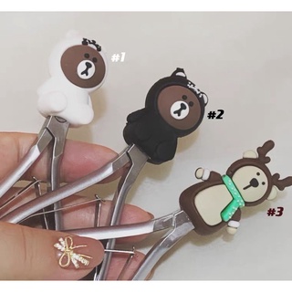 Bọc mũi kềm nail , hình thú, nắp đậy , bảo vệ mũi kềm