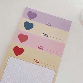 Tập giấy take note B5 màu pastel xinh xắn 30 tờ