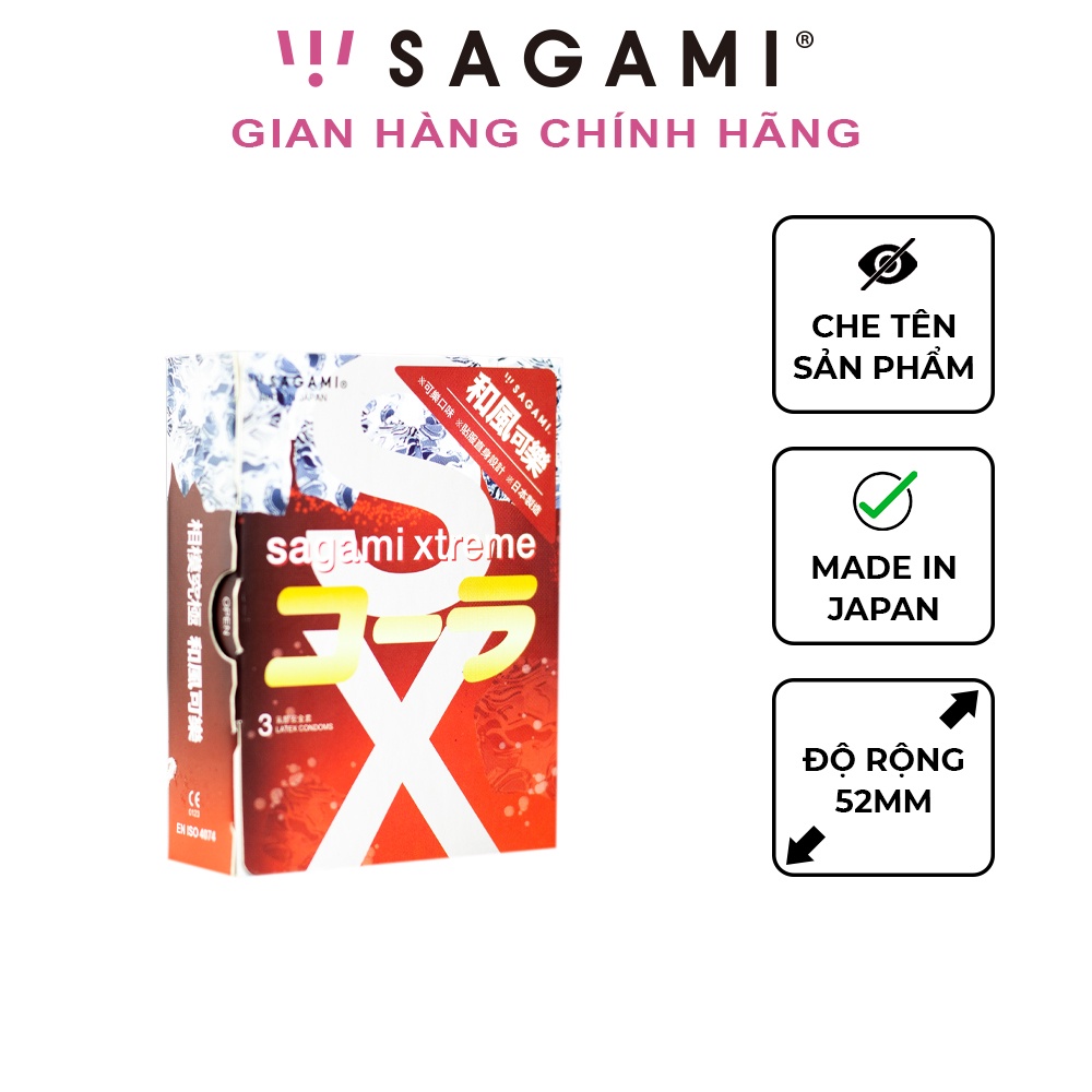Ảnh Bao cao su Sagami Cola bcs hương cola hộp 3 chiếc 1