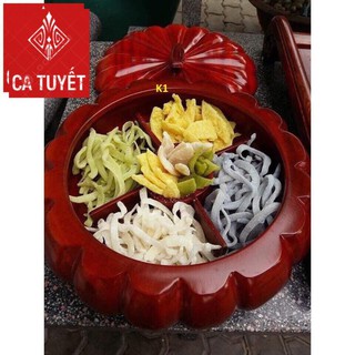 Khay Đựng Bánh Kẹo Gỗ Hương Cao Cấp (K)