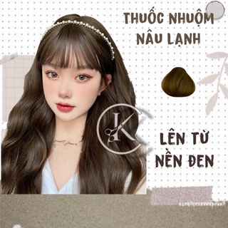 Thuốc Nhuộm Tóc Màu Nâu Lạnh - Lên Từ Nền Đen Không Tẩy 100g | Khanh.Color