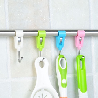 Set 4 Kẹp Đa Năng Phơi Khô Quần Áo Bằng Thép Không Gỉ Phong Cách Nhật Bản Tiện Dụng Cho Nhà Tắm