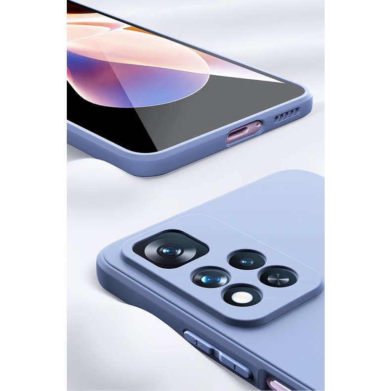 Ốp Điện Thoại Silicon Mỏng Mềm Màu Kẹo Kiểu Trung Hoa Cho Xiaomi Redmi Note 11 Pro 11 11S 11T 5G Plus Pro +