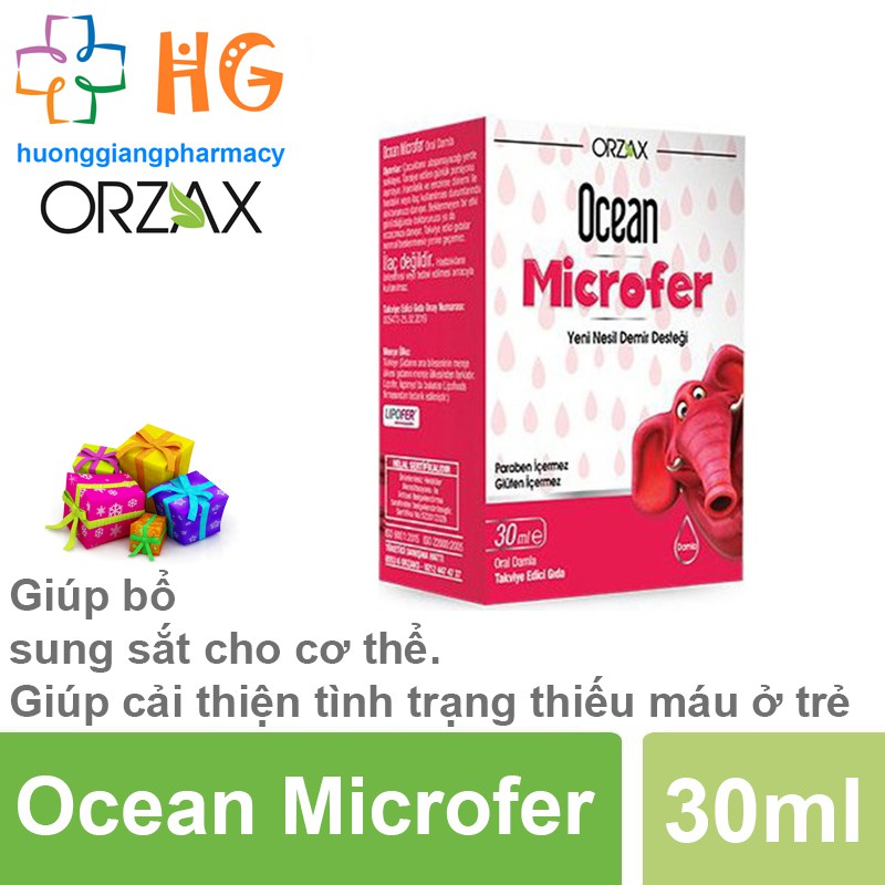 Thuốc sắt Ocean Microfer có dạng dùng trực tiếp như thế nào?
