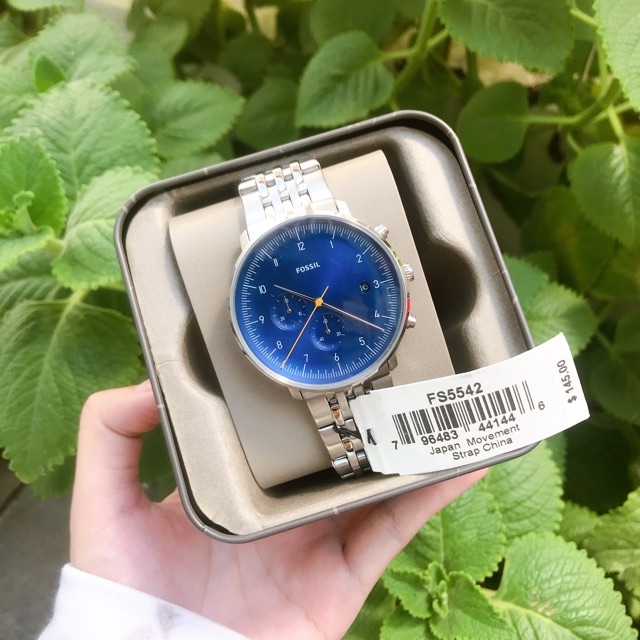 ng h nam Fossil FS5542 xanh tr i 5 kim p cu n hut hinh t ch p quay khong ch nh s a Shopee Vi t Nam