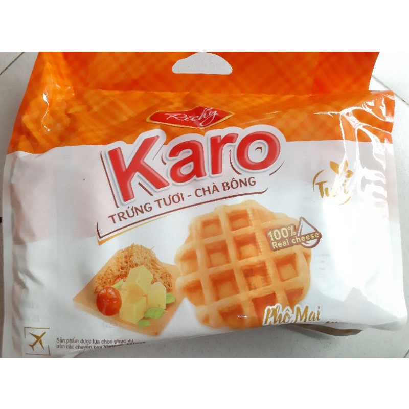 Bánh Karo sợi gà vị phô mai trứng muối | Shopee Việt Nam
