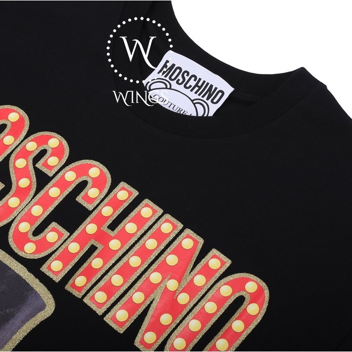Áo thun nam nữ Cotton fom rộng oversize Moschino circus