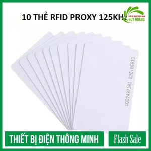 Combo 10 thẻ từ RFID trắng Proxy 125 KHz