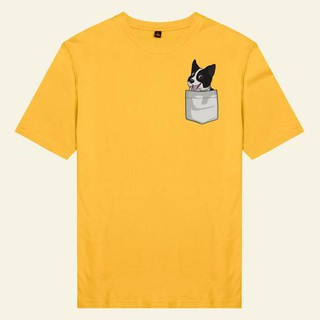 Áo thun unisex cotton in hình Pet lover Peekapoo - Border Colie (nhiều màu)