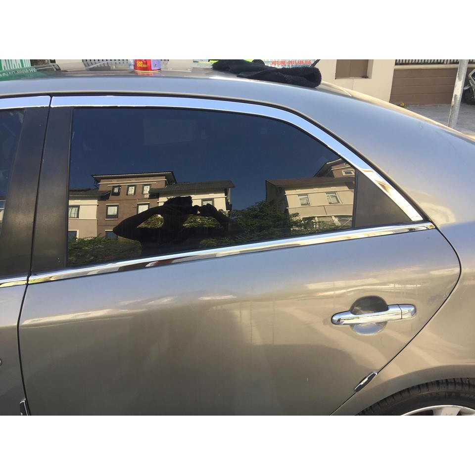 Nẹp Chân, Cong Kính Kia Forte 2008 - 2013 INOX cao cấp, sáng bóng