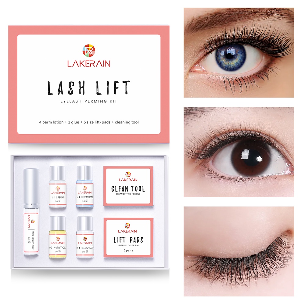 Bộ nâng mi mi Lông mi Perm Lash Lifiting Lông mi Perm Dụng cụ Bộ lông mày Cán mi uốn cong cho Salon Sử dụng tại nhà