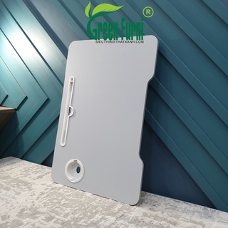 Bàn học gấp gọn, bàn làm việc tại nhà thông minh Green Furni chân thép xếp gọn có ngăn kéo cốc để ly hiện đại TXK