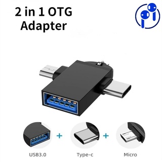 Đầu chuyển đổi 2 trong 1  Type C / Micro usb sang USB OTG 3.0