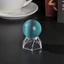 ZENZON Display Stand Volley Ball Trang trí máy tính để bàn Acrylic Giá đỡ hình cầu thủy tinh trong suốt