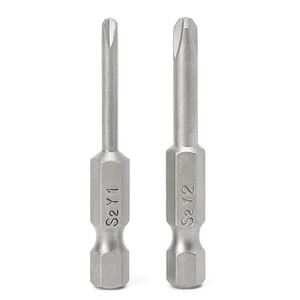OXXGGKAO 2 Chiếc 50 Mm Từ 1 4 Chuôi Lục Giác Đầu Chữ Y Cho Đầu Tua Vít Bộ