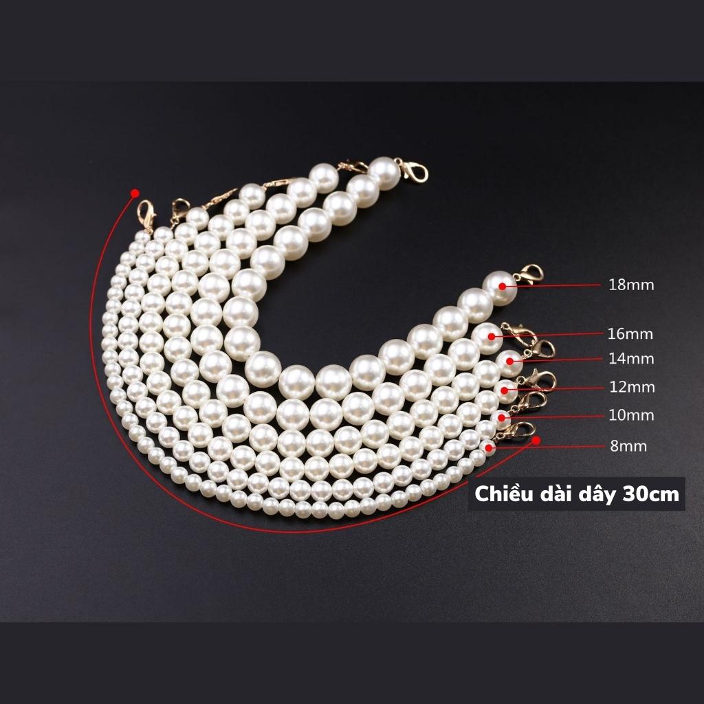 Dây Đeo Túi Xách Đính Ngọc Phụ Kiện Đeo Kèm Túi Xách Đẹp [Cam Kết Túi Nhập Quảng Châu] HARA Túi Xách