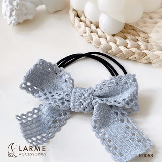 Dây cột tóc, dây buộc tóc nữ nơ xinh xắn phong cách Hàn Quốc dễ thương Larme Accessories - K0053