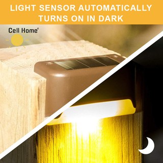 Ảnh 3 – Đèn LED lối đi, cầu thang năng lượng mặt trời chống nước IP65 dùng trong trang trí ngoại thất