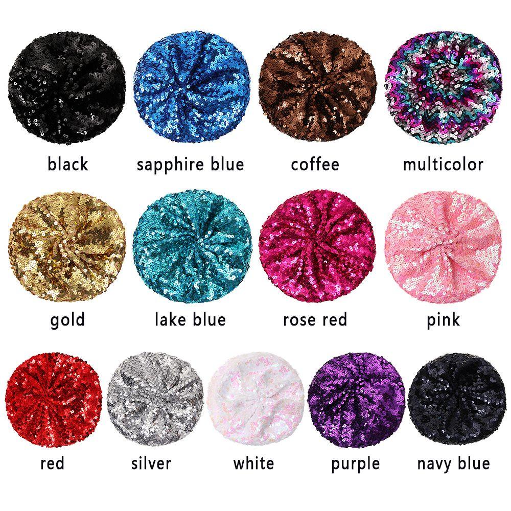 Mũ nồi YMIFI Mũ nữ Newsboy Mũ lấp lánh Sequins Cá tính Mũ Gatsby