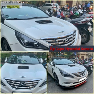 Ốp capo thể thao lắp chung cho các dòng xe , Sedan, Hatback , SUV .,ôp capo dán băng keo